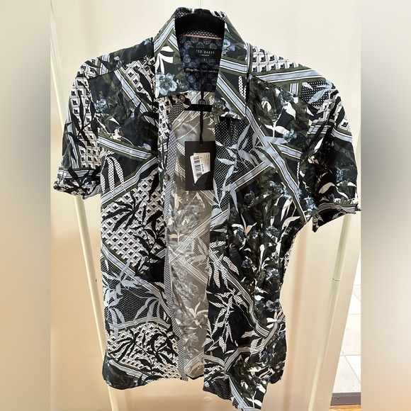 NWT Mens Ted Baker London dress shirt Size 1 - Picture 6 of 8